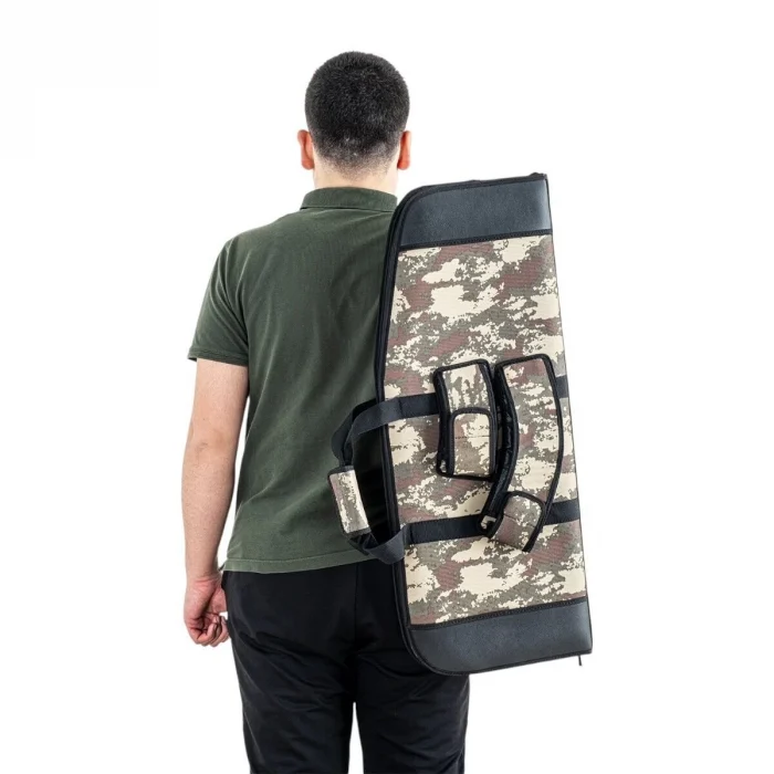 YT Hobby Imperteks Deri 80cm Şarjörlü Bullpup Tüfek Kılıfı - Dijital Kamuflaj