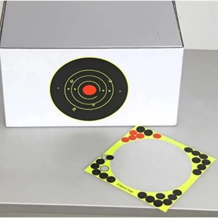 Yüksek Görünürlüklü Reaktif Atış Hedef Kağıdı 8 - Kendinden Yapışkanlı 2 li Paket
