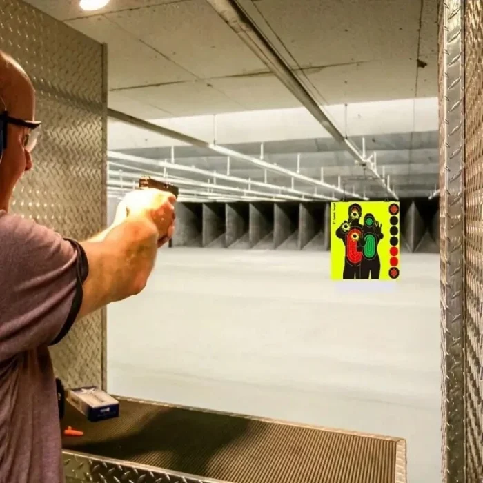 Yüksek Görünürlüklü Reaktif Atış Hedef Kağıdı 8 - Kendinden Yapışkanlı 2 li Paket