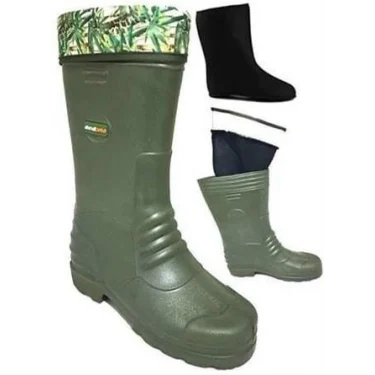 Akınal Bella Haki Termal Çoraplı Su Geçirmez Eva Çizme