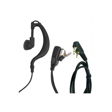 Bas Konuş Kulak Içi G Tipi Arkalıklı Spiral Pmr Telsiz Kulaklık