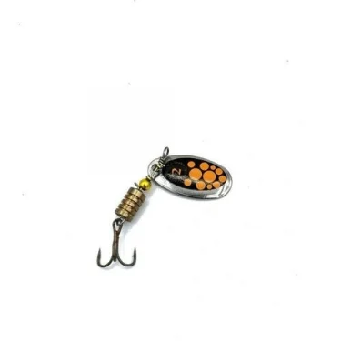 Bauer Mepps Kaşık Siyah-Turuncu Benek No:2