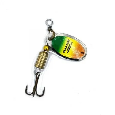 Bauer Mepps Kaşık Yeşil-Sarı-Turuncu No:2