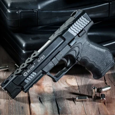 Blow TR 17 02 D Kurusıkı Tabanca - Siyah - Delikli Kızak