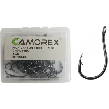 Camorex 9937 Delikli Karbon Çapraz Olta İğne / 50 Adet