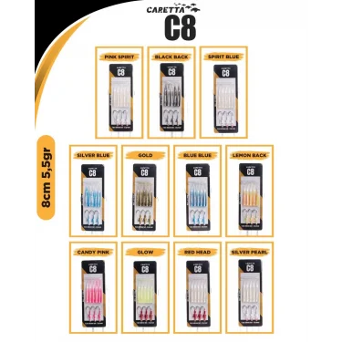 Caretta C8 8 Cm 5.5 Gr Silikon Yem