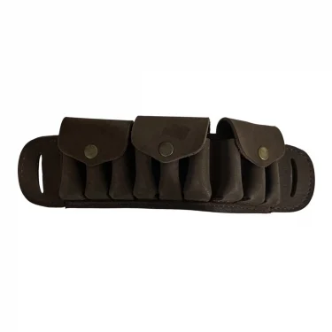 Çetin Av Suni Deri Kapaklı Kemer Fişekliği (9 Lu)