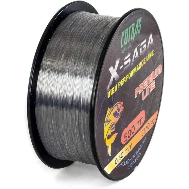 Cotras X-Saga Monofilament Olta Misinası (Fluorocarbon Kaplama) 500mt