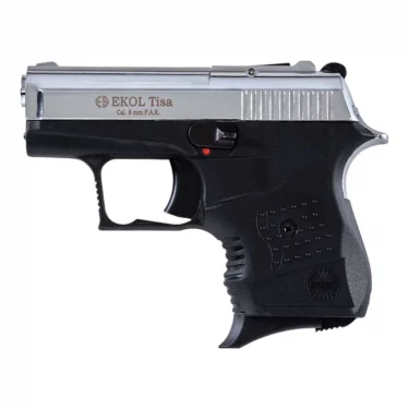 Ekol Voltran Tisa Kurusıkı Tabanca - Parlak Krom - 8mm