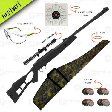 Hatsan Turcar Air Tact PD Havalı Tüfek 5.5mm (Bronz Paket)