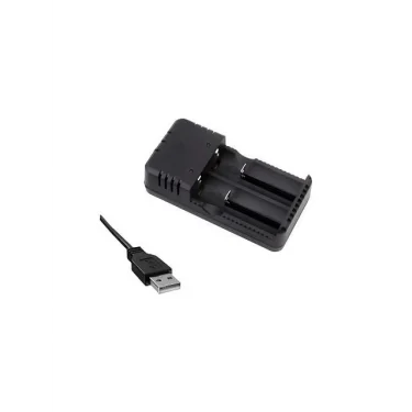 Hwd 2li Pil Şarj Cihazı 3.7V Li-Ion HD-8991B 18650-26650-10440- Entegre USB Kablolu