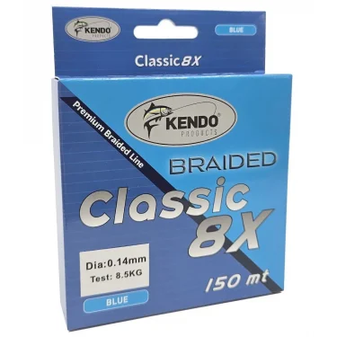 Kendo Classic 8x Örgü İp Olta Misinası Blue 150m