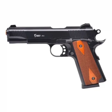 Kuzey 911 Kurusıkı Tabanca - Ahşap Kabze Siyah