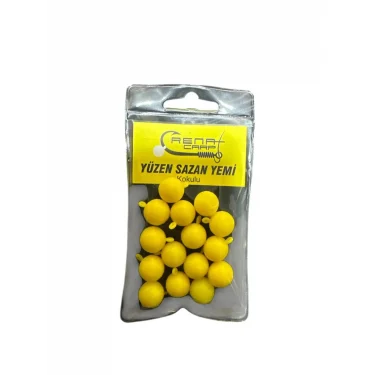 Renat Carp Kulplu Yüzen Sazan Dip Yemi Kokulu- Sarı