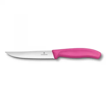 Victorinox 6.7936.12L5 12cm Tırtıklı Biftek Bıçağı - Pembe