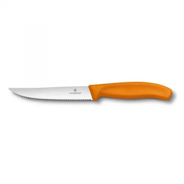 Victorinox 6.7936.12L9 12cm Tırtıklı Biftek Bıçağı - Turuncu