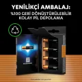 Duracell Optimum AAA İnce Kalem Pil (6’lı Paket) - Alkalin Pil 1,5V - Pil Saklama Paketi - LR03 MX2400