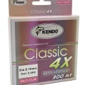 Kendo Classic 4x Örgü İp Olta Misinası Multicolor 300m