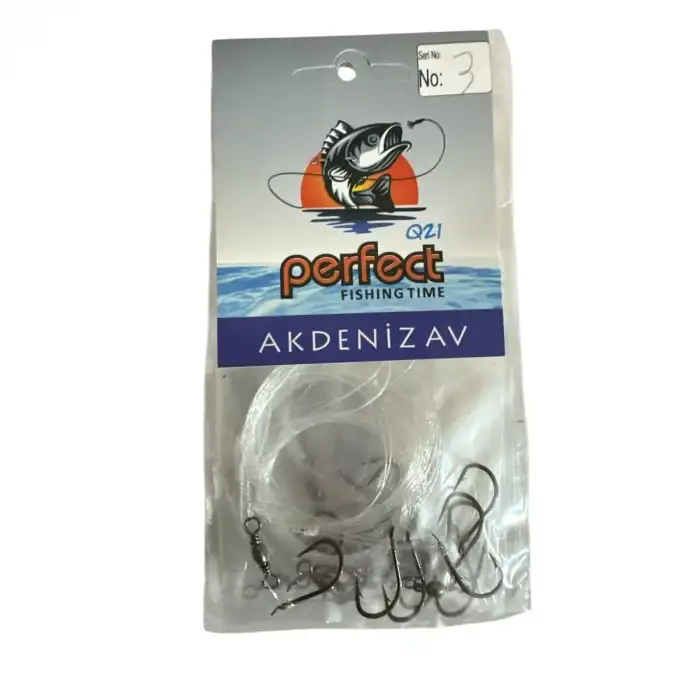 3 İğneli Yemli Dip Sazan Olta Takımı 10lu Paket - No:3