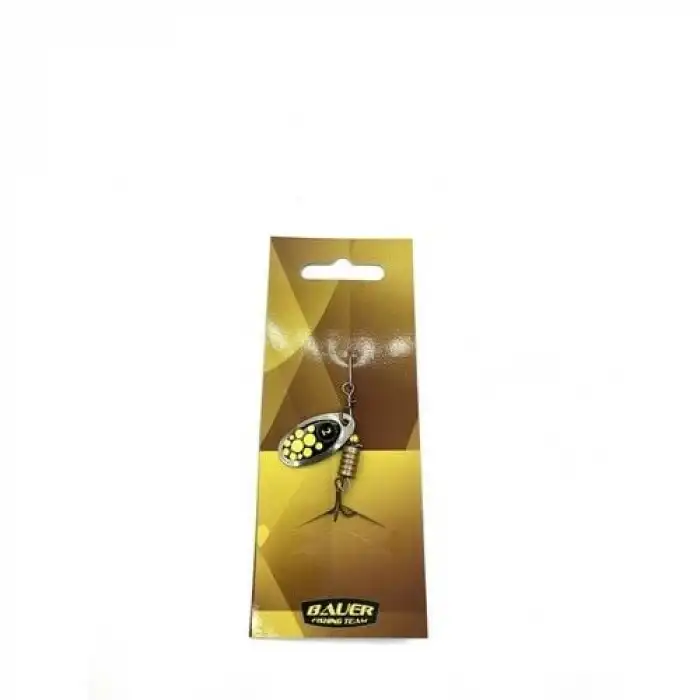 Bauer Mepps Kaşık Siyah-Sarı Benek No:2