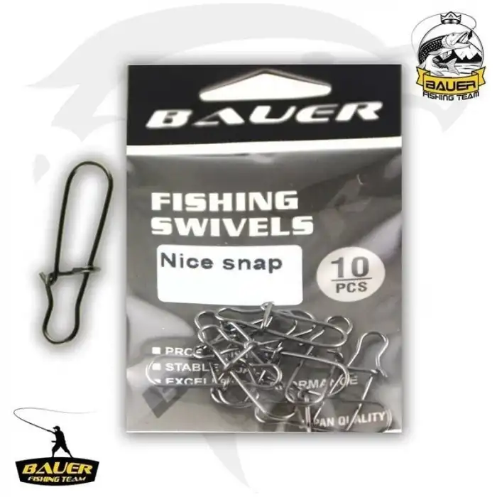 Bauer Nice Snap Klips 10 lu Paket