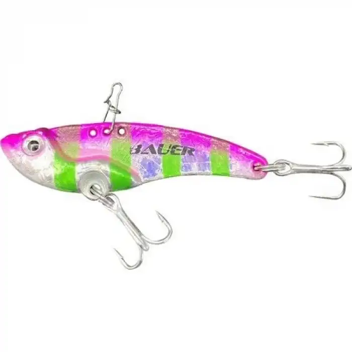 Bauer (Vibrasyon) Balık 14 gr Pink Purple Zebra Glow