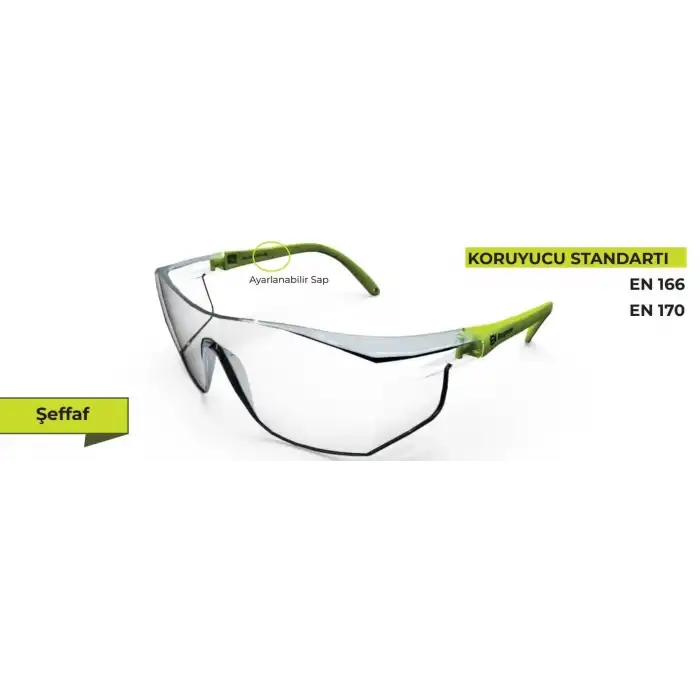 Baymax S-400 Standart Şeffaf Gözlük