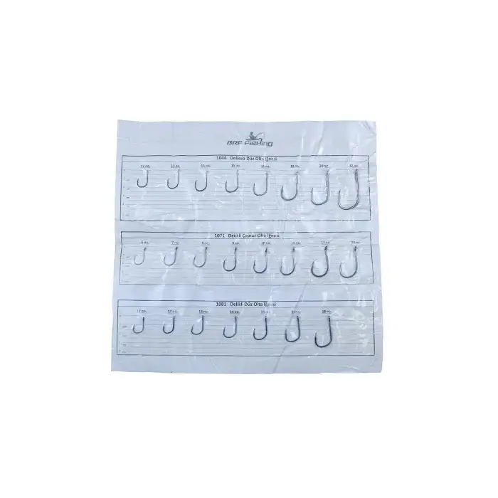 Brf Fishing 1071 Chinu Ring Delikli Çapraz Olta İğnesi 50 Adet
