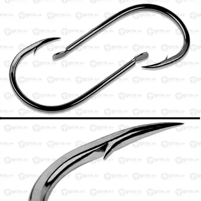 Camorex 9901 Chinu Karbon Çelik Siyah Nikel Olta İğne / 50 Adet