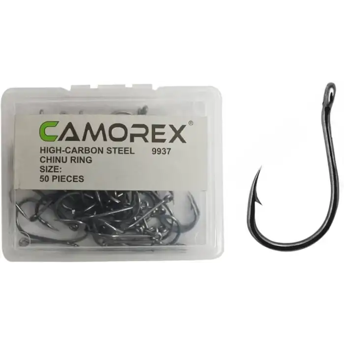 Camorex 9937 Delikli Karbon Çapraz Olta İğne / 50 Adet
