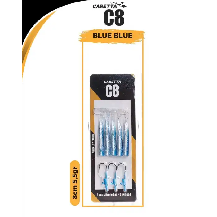 Caretta C8 8 Cm 5.5 Gr Silikon Yem