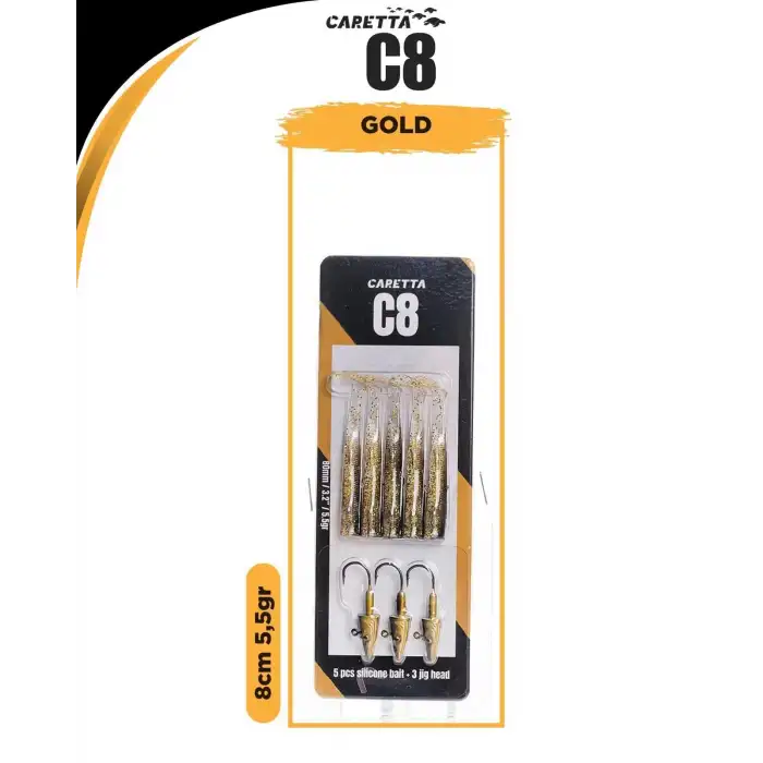 Caretta C8 8 Cm 5.5 Gr Silikon Yem