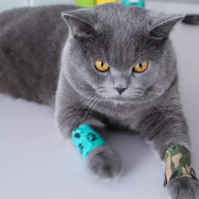 Çetin Av Kamuflaj Bant 5cm x 4.5 mt Su Geçirmez Bant Pati Desen - Mavi