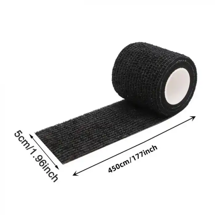 Çetin Av Kamuflaj Bant 5cm x 4.5 mt Su Geçirmez Bant Siyah