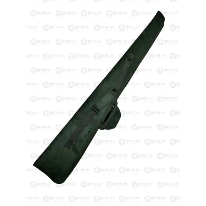 Çetin Av Lüks Süet Tüfek Kılıfı 130 cm / Yeşil