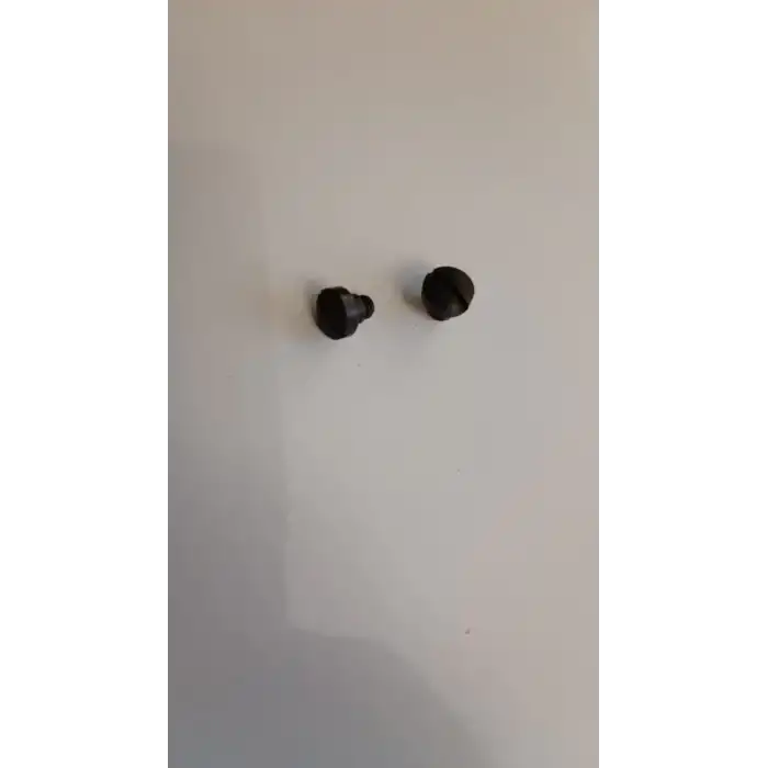 Fransız Onlusu Unique Kabze Vidası Paslanmaz Çelik Siyah - 4 Adet