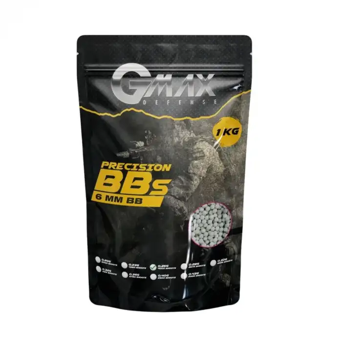 GMAX Defense 0,25 GR 6mm Airsoft BB 1 KG ( 4000 ADET )
