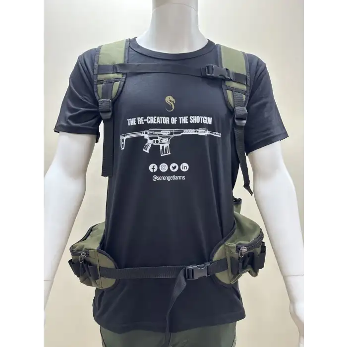 Hunthink HS060 VestPack Haki Çantalı Avcı Yeleği