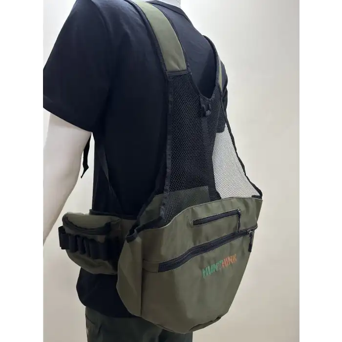 Hunthink HS060 VestPack Haki Çantalı Avcı Yeleği