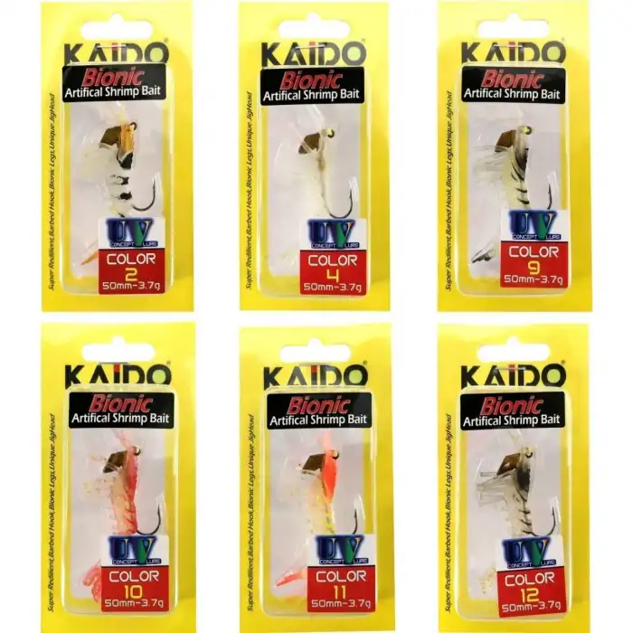 Kaido Bionic Shrimp Bait Silikon Karides 50 mm 3.7 Gr