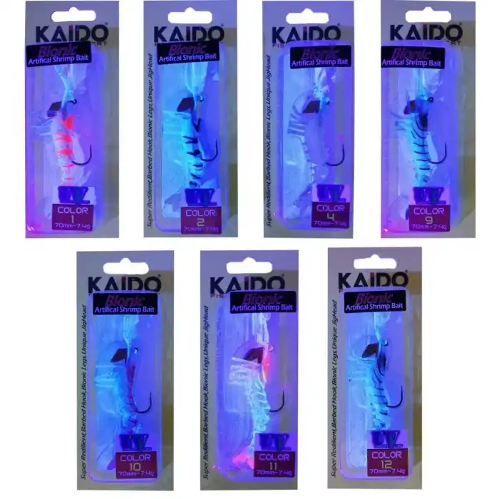 Kaido Bionic Shrimp Bait Silikon Karides 70 mm 7.4 Gr