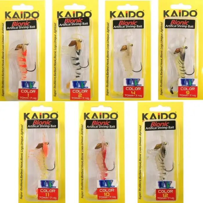 Kaido Bionic Shrimp Bait Silikon Karides 70 mm 7.4 Gr