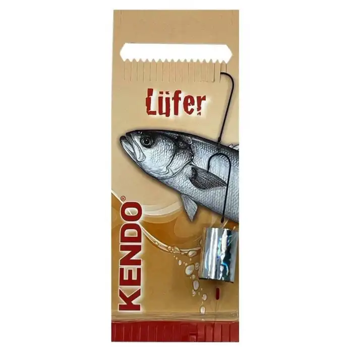 Kendo 2 Krom Renk İğneli Özel Lüfer Takımı Hologramlı Hazır Olta