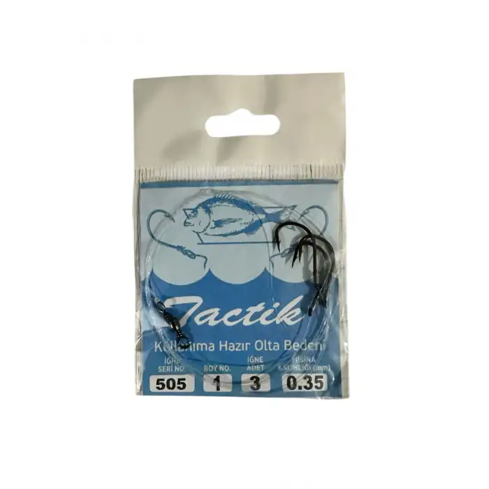 Kullanıma Hazır Olta Bedeni - 3 İğneli