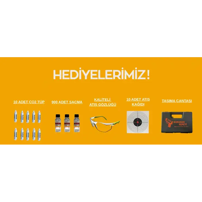 KWC Makarov Havalı Tabanca - CO2 4.5 mm / KM44