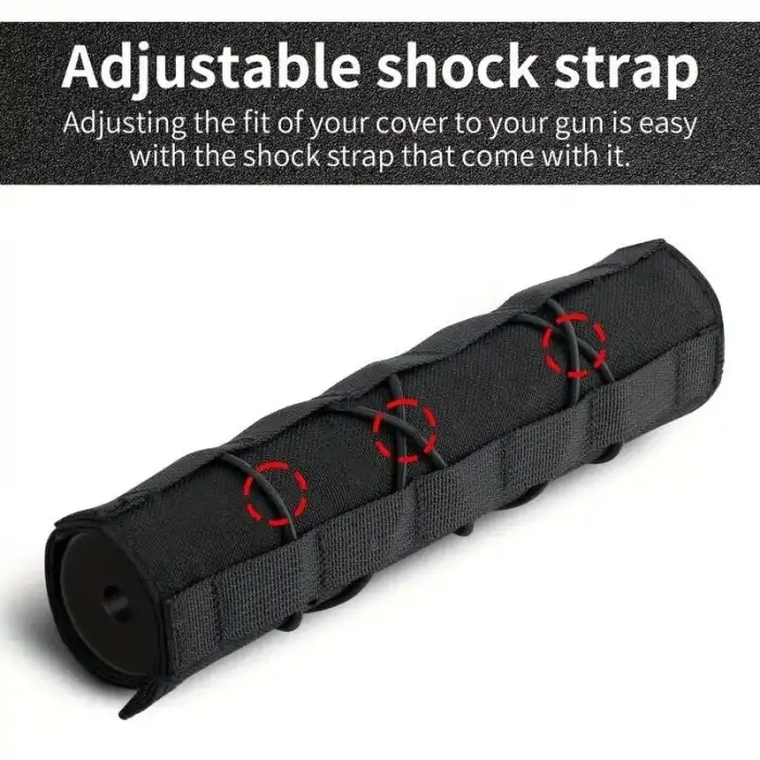 Namlu/Susturucu Giydirme Koruyucu Cordura Kılıfı 22cm - Çöl Rengi