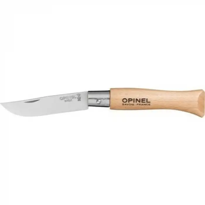 Opinel Inox 5 No Kayın Saplı Paslanmaz Çelik Çakı