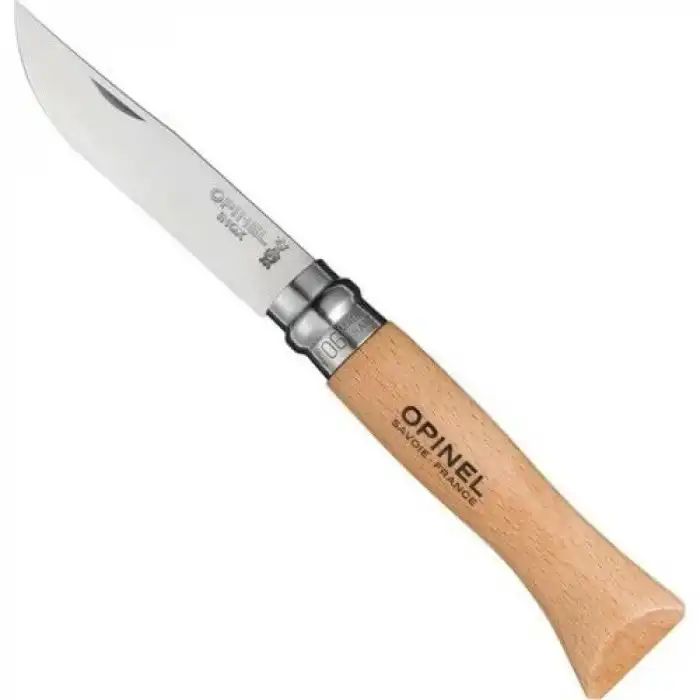Opinel Inox 6 No Kayın Saplı Paslanmaz Çelik Çakı (123060)