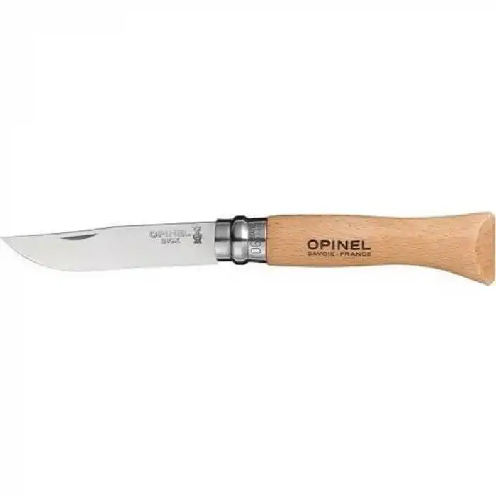 Opinel Inox 6 No Kayın Saplı Paslanmaz Çelik Çakı (123060)