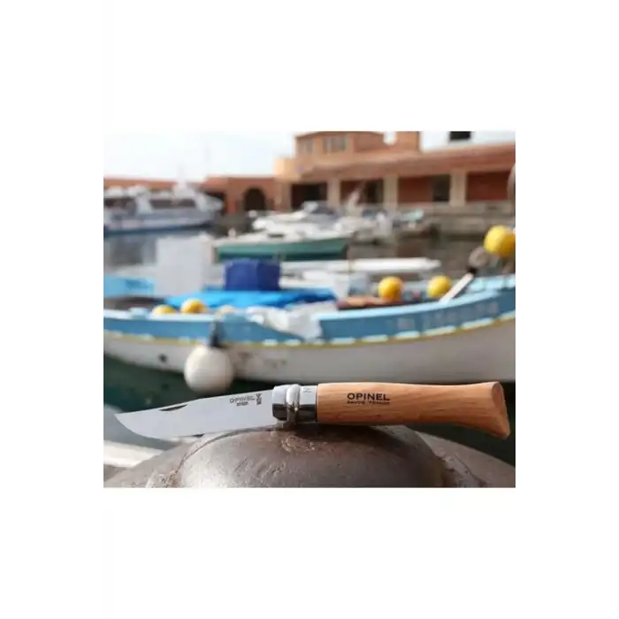 Opinel Inox 7 No Kayın Saplı Paslanmaz Çelik Çakı